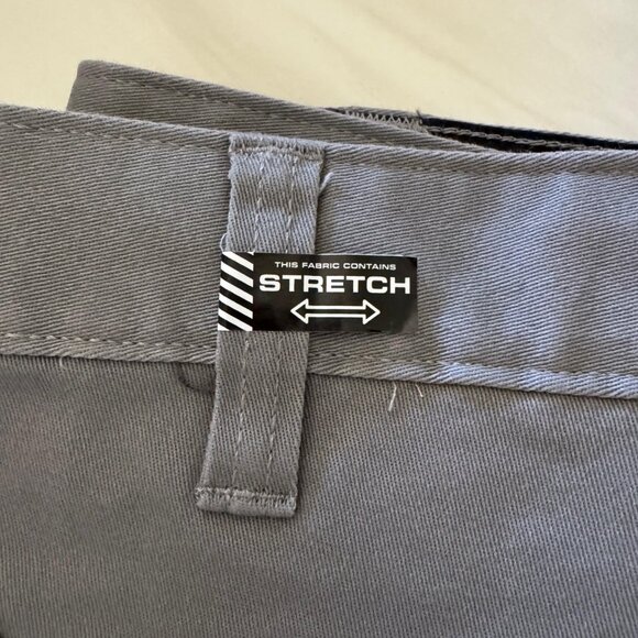 Volcom Men’s Vmonty Stretch Chino Shorts – Light Gray – Size 34 – NWT 🩳✨ - Picture 2 of 11